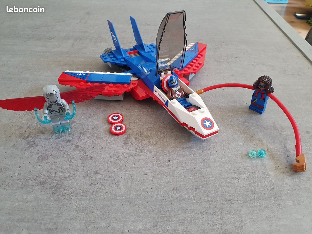 Lego Marvel 76076 La poursuite en avion de Captain America