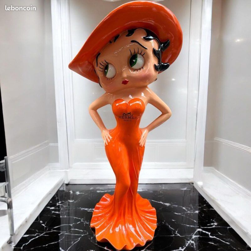 BETTY BOOP: ROBE AU VENT - statuette résine 25 cm, plastoy collectoys