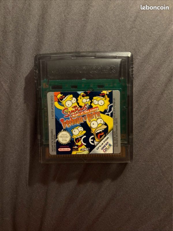 The Simpsons Night of the Living Treehouse of Horror GameBoy