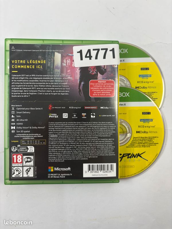 Cyberpunk 2077 - Jeu Xbox Series S et X #A14771 (image 2)