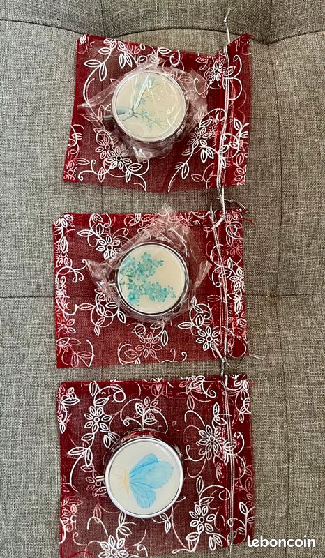 Lot de 3 piluliers-miroirs (image 1)