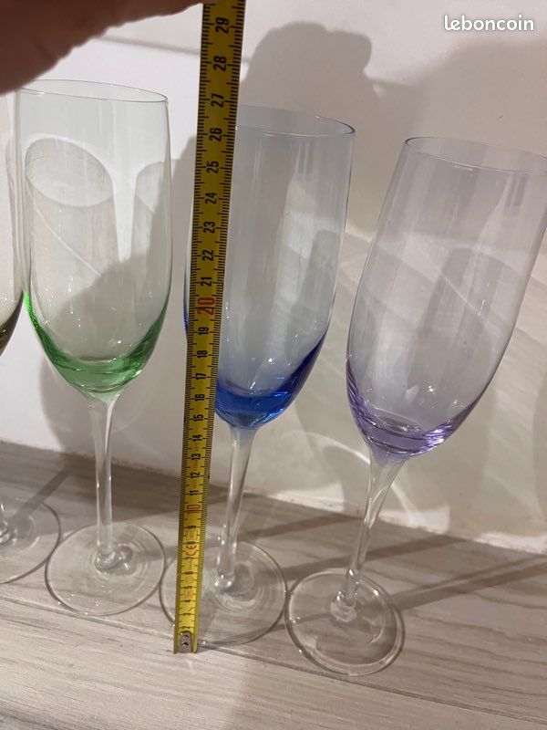 Lot de 4 grandes flûtes à champagne (image 5)