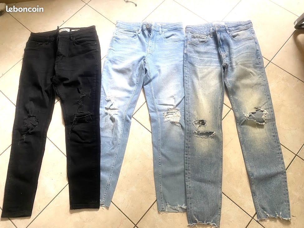 JEANS 16 ANS 2 euros pièce (image 1)