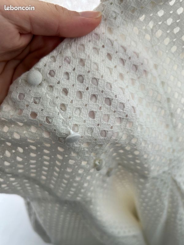 Robe blanche taille 34 (image 3)