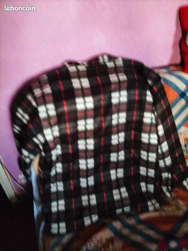 Chemise carreaux fourré zippé amparo taille 2 XL neuf (image 6)