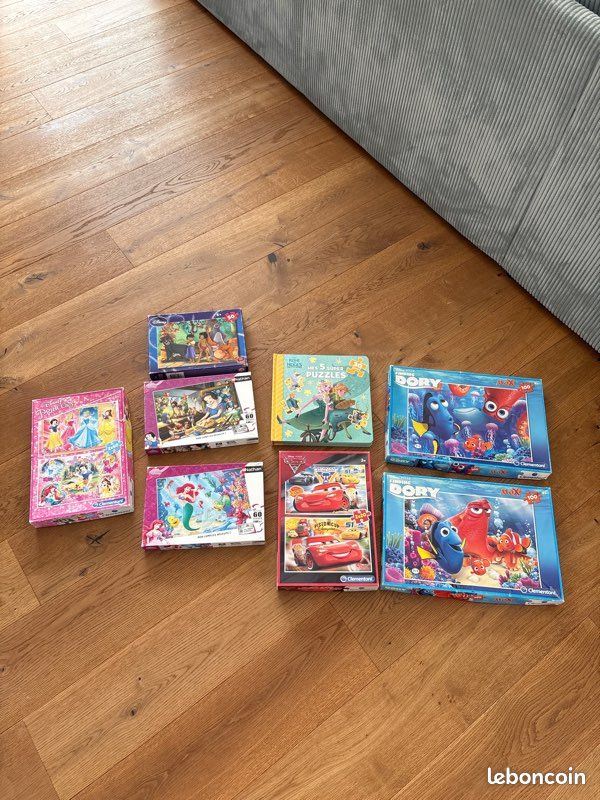 Lot 10 puzzles enfants (image 1)