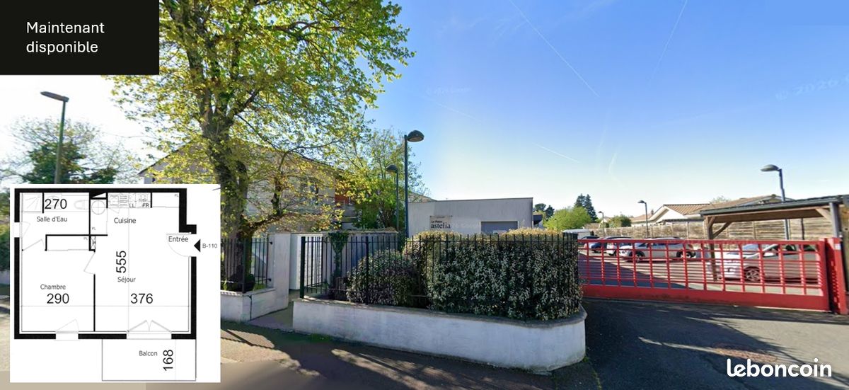 Appartement 2 pièces 36 m² · à Lormont · 36 m² · 126 000 €