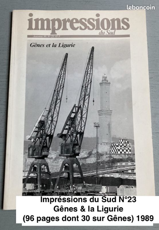 ITALIE (Culture-Littérature-Photos-Arts-Vie Politique) = 5 Revues / 2 Brochures / 3 suppléments à Libération /2 N° de Libération (Photographies Magazine-LU-Ancrages-Impréssions du Sud-Café Crème) (image 11)