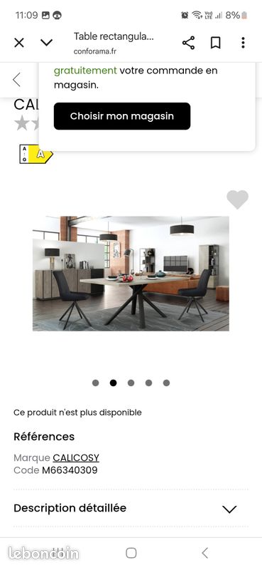 Table salle à manger (image 1)