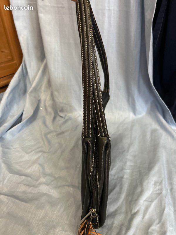 Sac à main cuir paquetage (image 2)