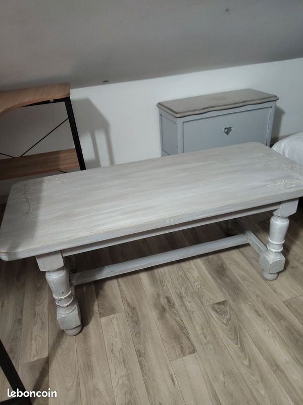 Table basse chêne massif (image 3)