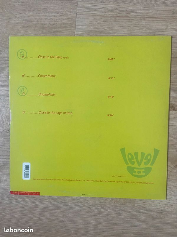 Disque vinyle 33 t THE EDGE (image 2)