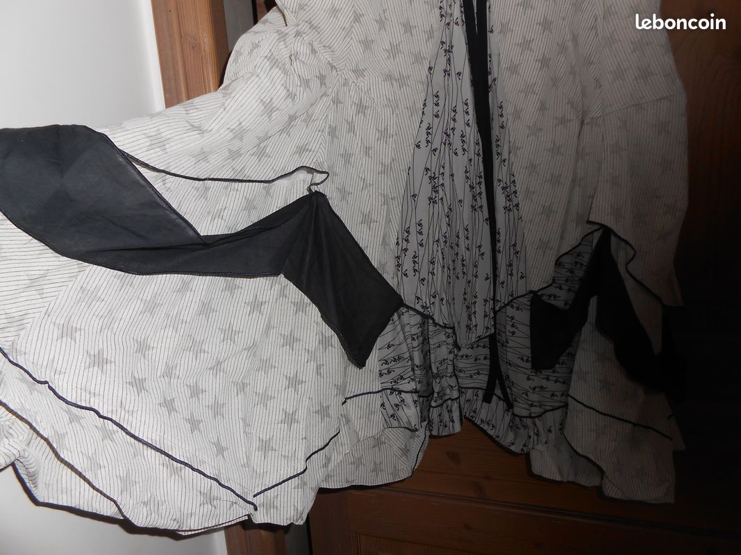 Robe D'été LMV – Coton Bleu – Taille 42 – Coupe évasée (occasion)
