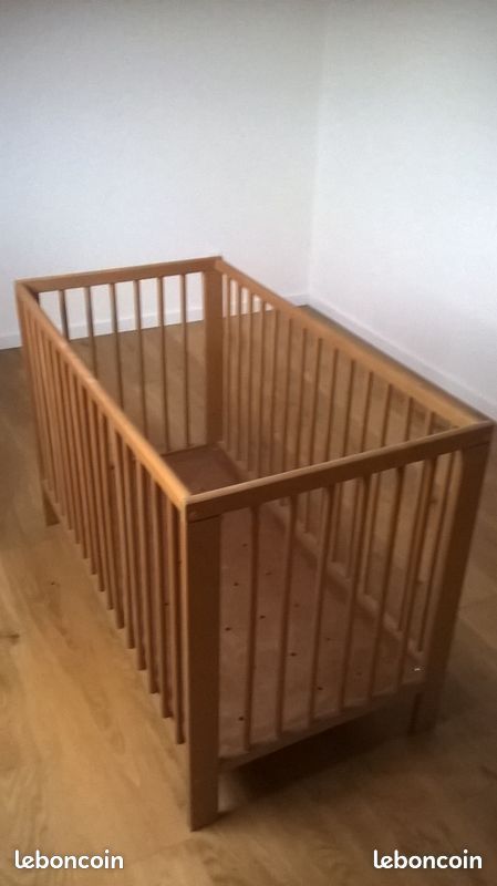 Lit barreaux avec matelas (image 4)