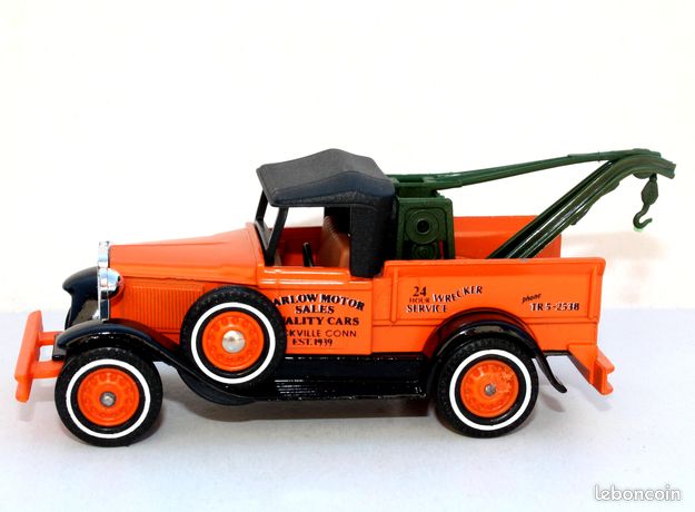 Lesney Matchbox 13-A Camion dépanneuse Bedford Angleterre 1955