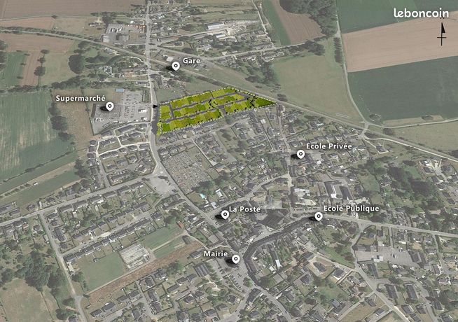 Terrain 255 m² Plerguer