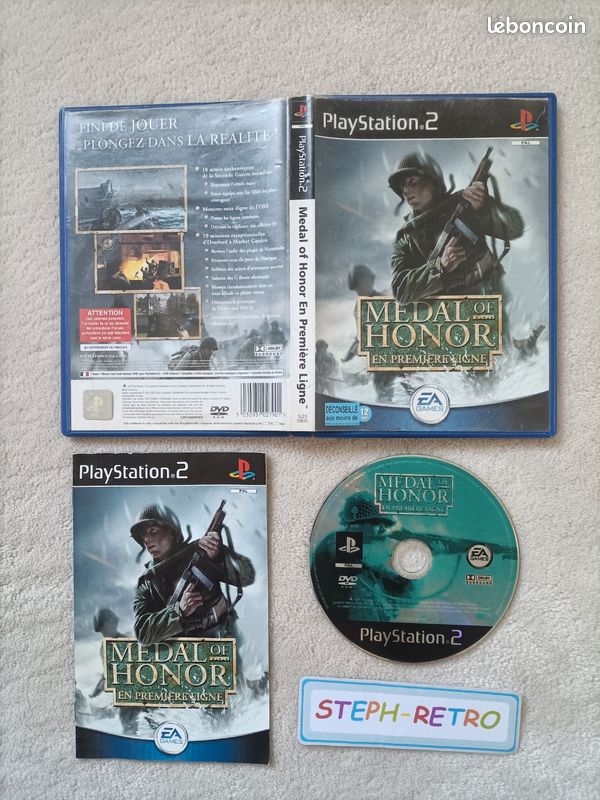 Jaquette De Jeu PlayStation 2 - Medal Of Honor - Version Française - État Correct