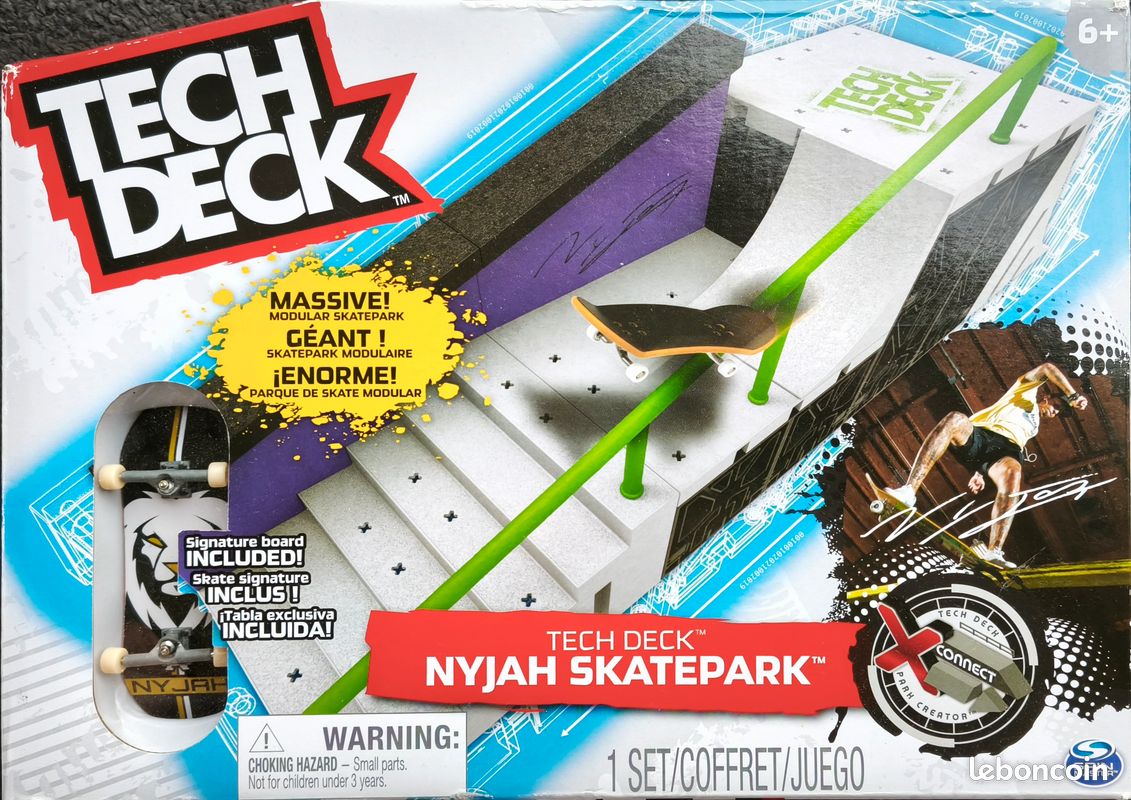 Skatepark Tech Deck Nyjah Huston Jeux Jouets
