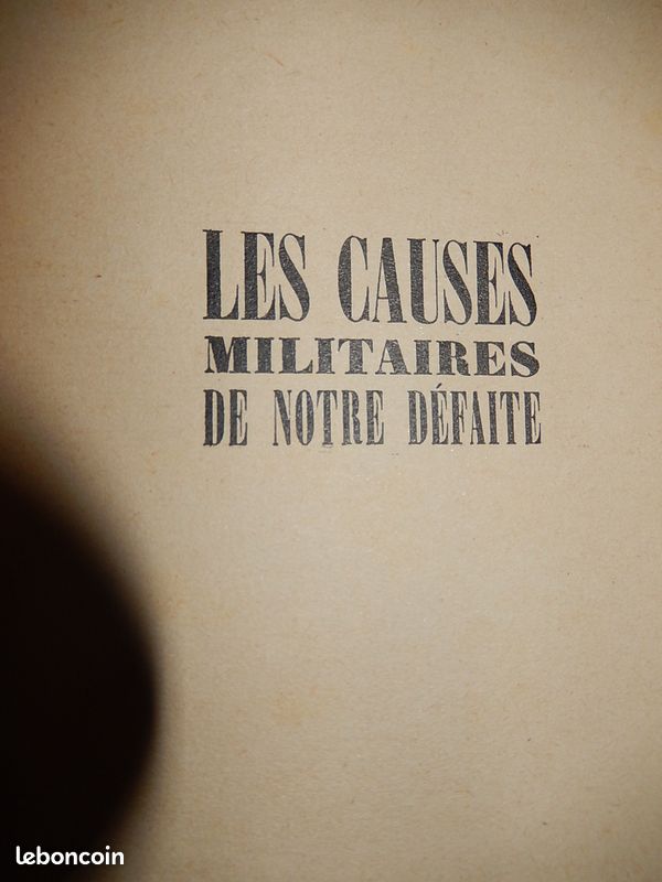Les causes militaires de notre défaite par le Colonel Alerme (image 4)