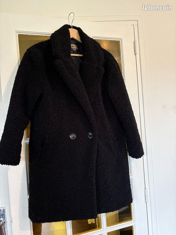 Manteau épais et chaud Jennifer Taille S Wild & Fluffy Épais et chaud effet mouton (image 9)