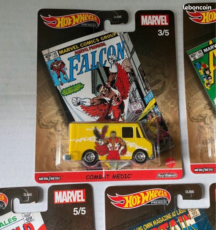 HotWheels 1/64 🇨🇵 Set DC Comics Neuf Complète 6/6 Real Riders