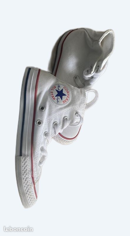 Vends converse blanche enfants (image 1)