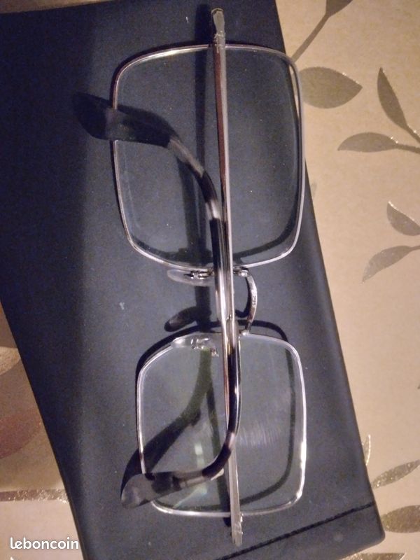 Lunette de vue monture métallique argenté Ray ban (image 3)