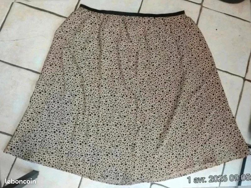 Jupe Fluide Taille 62 kiabi à motif léopard / Moucheté Grande (image 1)