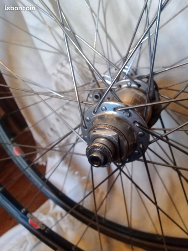 Jeu De Roues Campagnolo Nuovo 1034 / FIR / Ambrosio – 36H – Alu – Occasion TB état