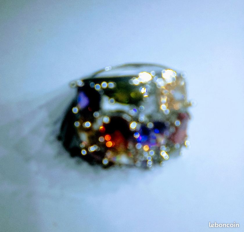 Bague pierre multicolore (image 2)