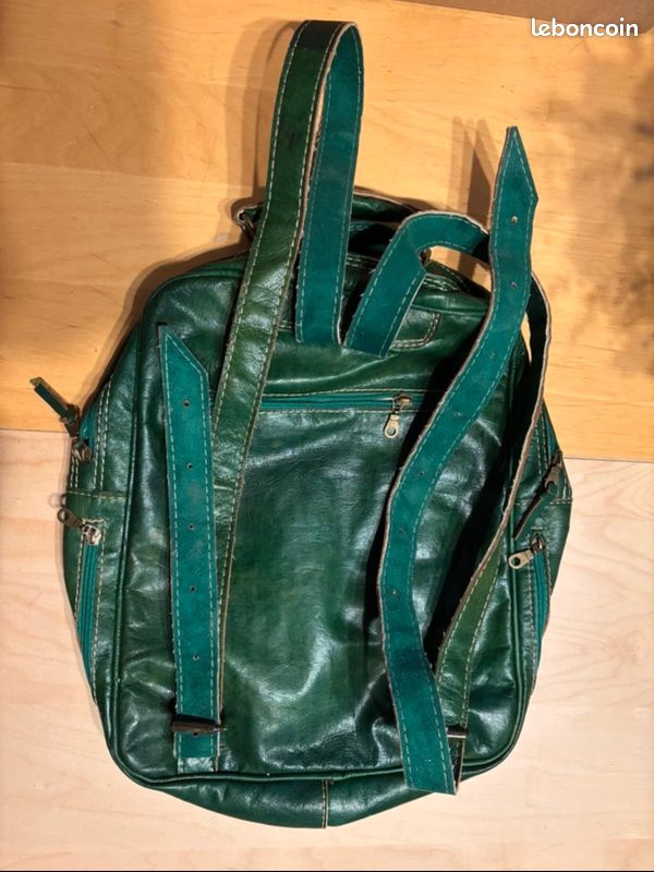 Sac à dos en cuir italien (image 2)