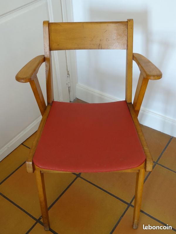 Fauteuil compas vintage (image 3)