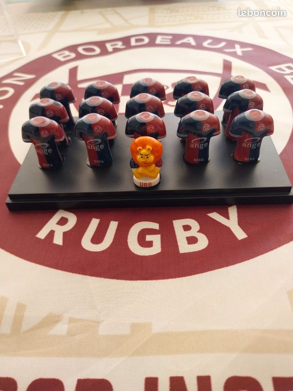 Photo Ancienne équipe De Rugby Bordeaux - Tirage Argentique Circa 1900
