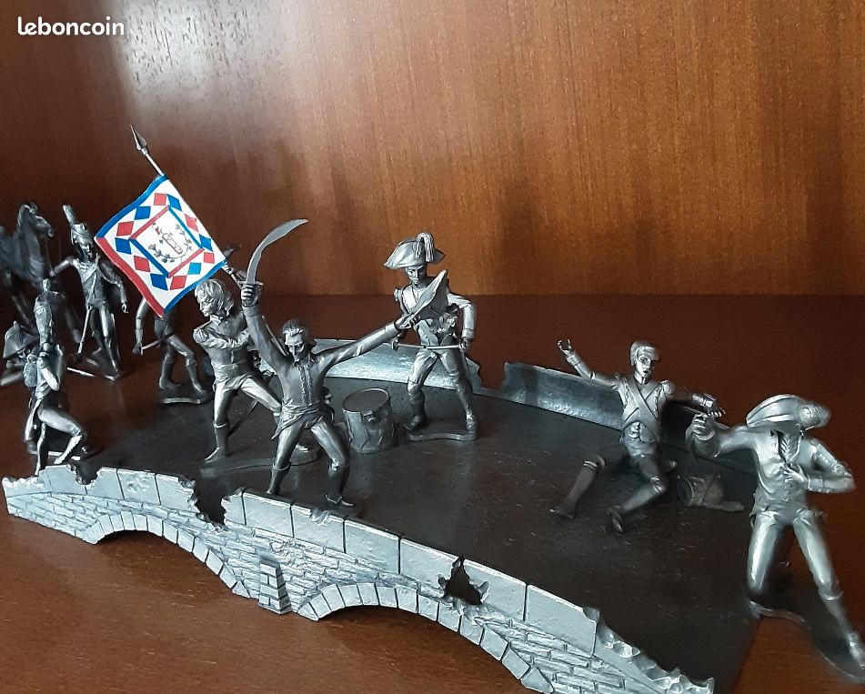 Figurine Les étains du prince - Scène Pont d'Arcole (9 personnages