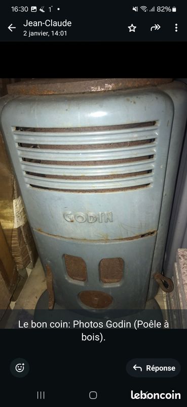 Poêle à bois GODIN (image 1)