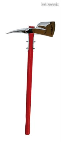 Hache De Pompier Forgée Main Ancientsmithy Acier Carbone W108 Manche Frêne - NEUVE