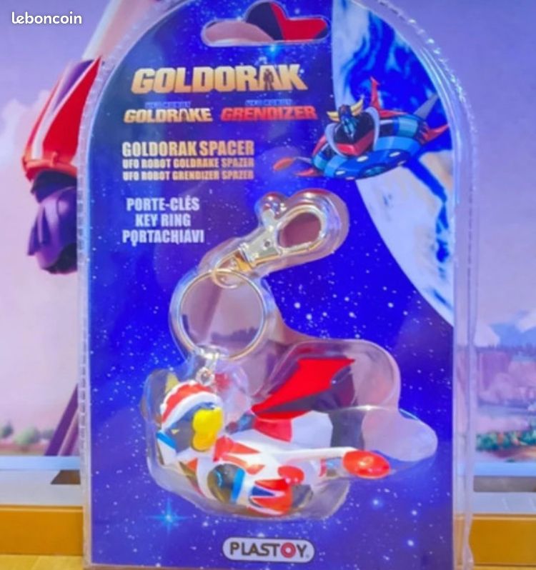 Portachiavi Goldrake Spacer Di Plastoy - Accessorio Per Fan Del Robot Spaziale