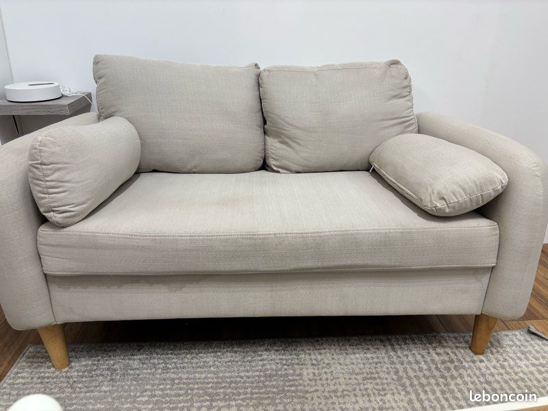 Canapé beige 150e (image 1)