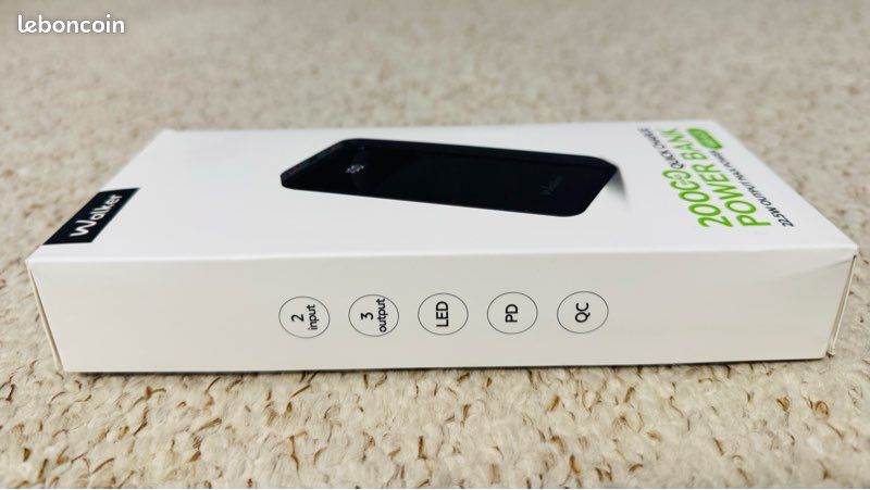 Batterie Externe Power Bank 20000mAh - Marque Mobility Lab - Port USB-C - Neuf (emballage Ouvert Vérifié)