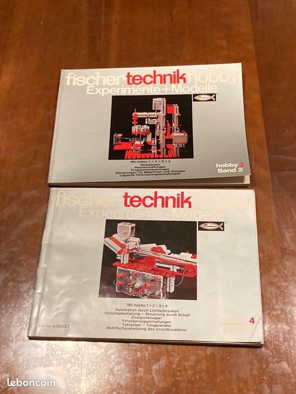 Deux manuels d’expérimentation Fischertechnik en allemand (image 1)