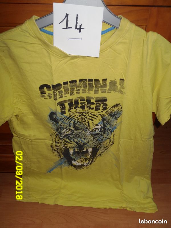 Tee-shirt jaune 14 ans (image 1)