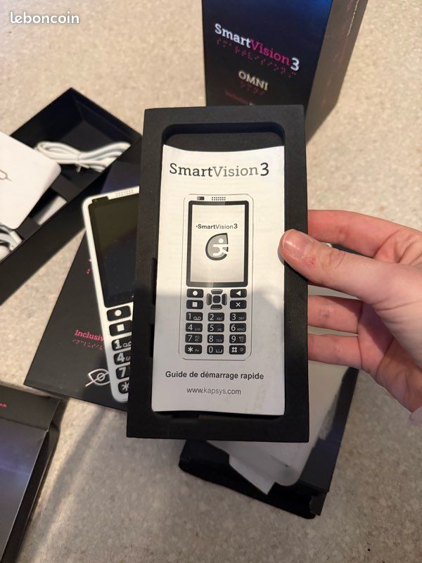 Smartvision 3 - téléphone tactile avec touches - pour déficient visuel (image 5)
