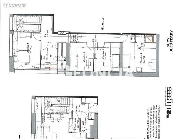 Appartement a louer louviers - 5 pièce(s) - 108 m2 - Surfyn