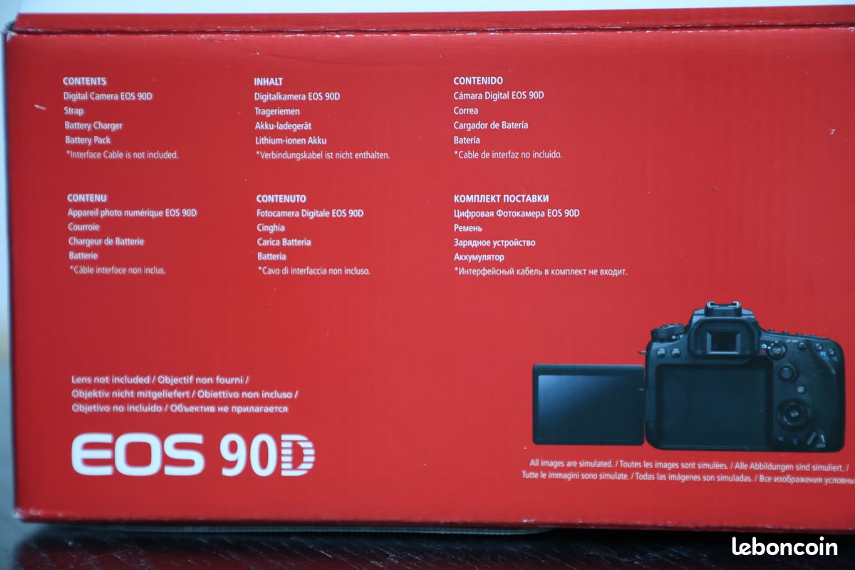Appareil photo reflex CANON 90D (image 3)