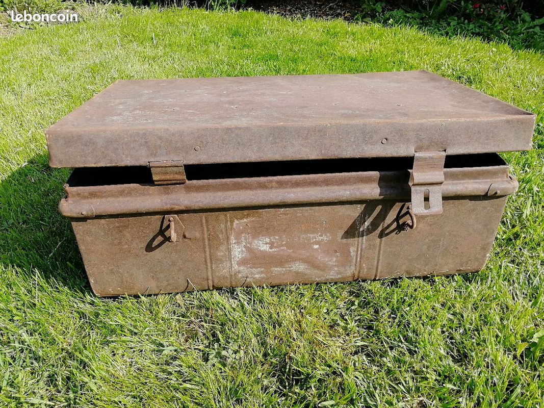 Militaire Collection pièces caisse cantine de l'arme caisse d'époque dans son jus d'orange (image 5)