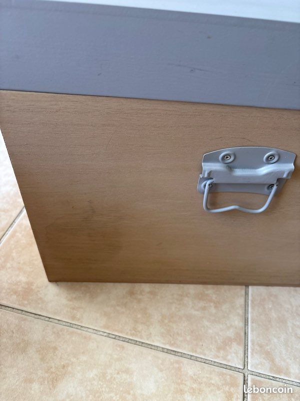 Lot de 2 coffres de rangement en bois déco (image 10)