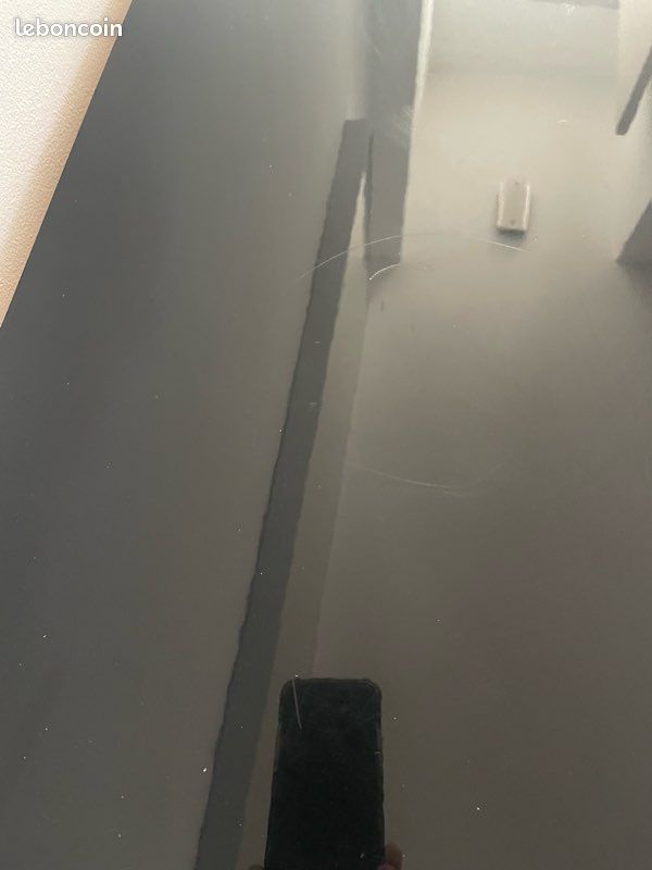 Meuble tv besta noir laqué + étagère murale (image 7)