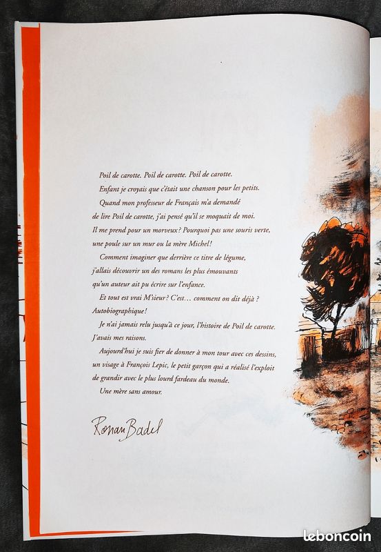 Livre "Poil de Carotte"🥕 par Jules Renard - Neuf - Idéal pour cadeau de Noël (image 4)