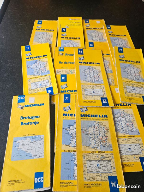 Lot important de guides Michelin anciens ( 16 ) (image 1)