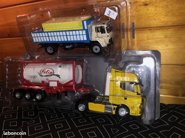 Lot De 3 Miniatures Camions 1/43 - Marque Eligor - Neufs